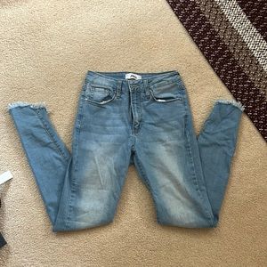 Just Black Denim Light Wash Skinny Jeans